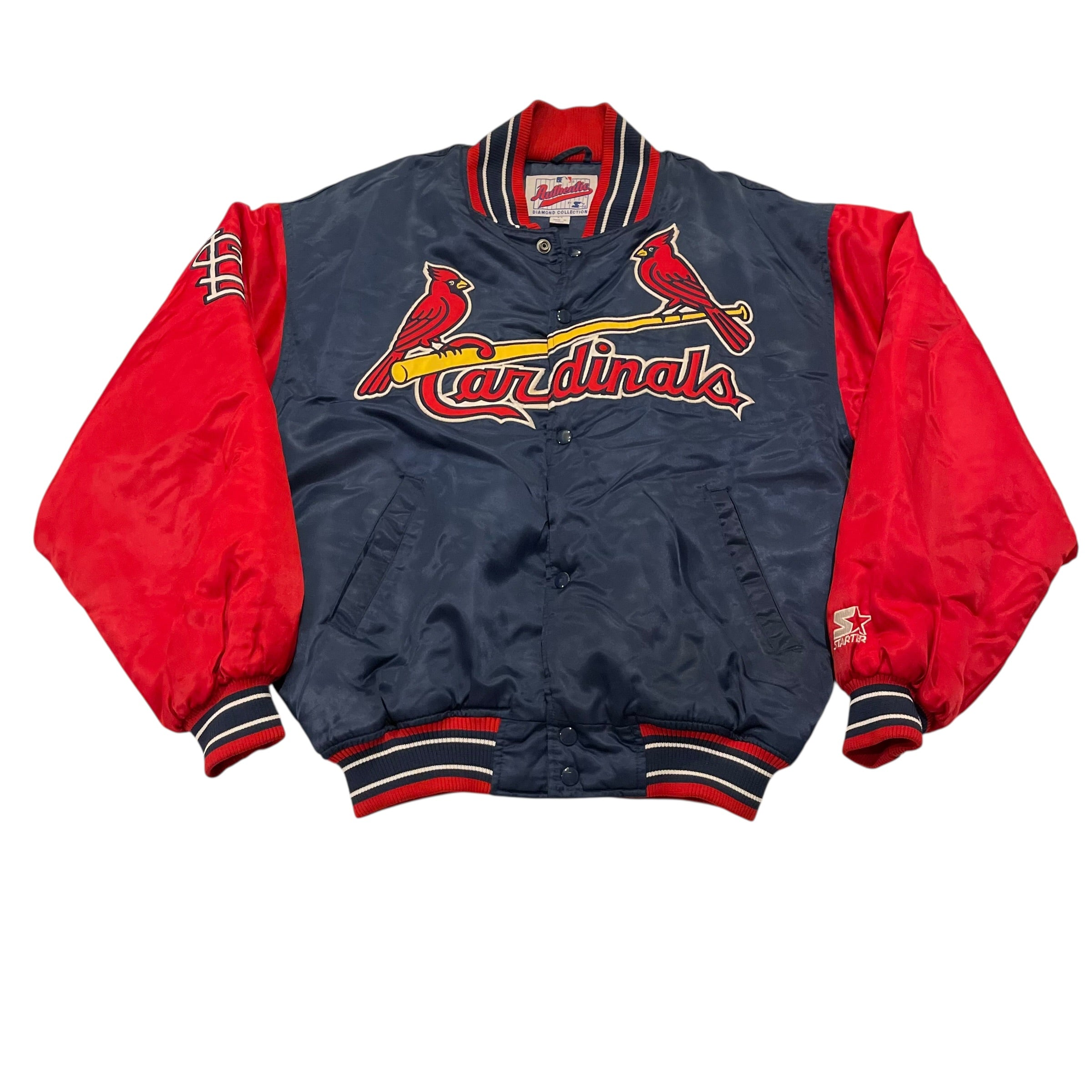 Vintage Starter Arizona Cardinals Satin Bomber Jacket