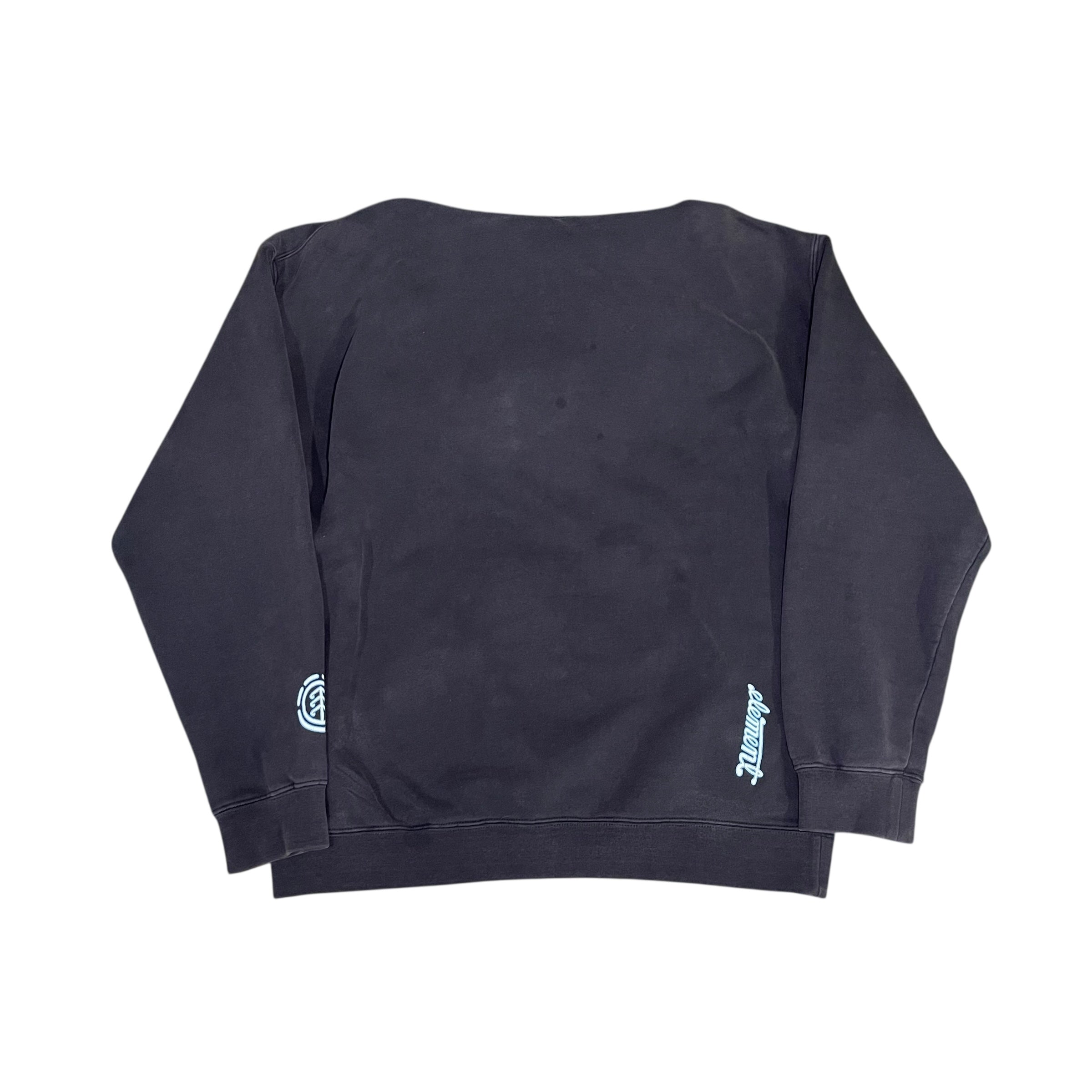 Y2K Navy Element Hoodie
