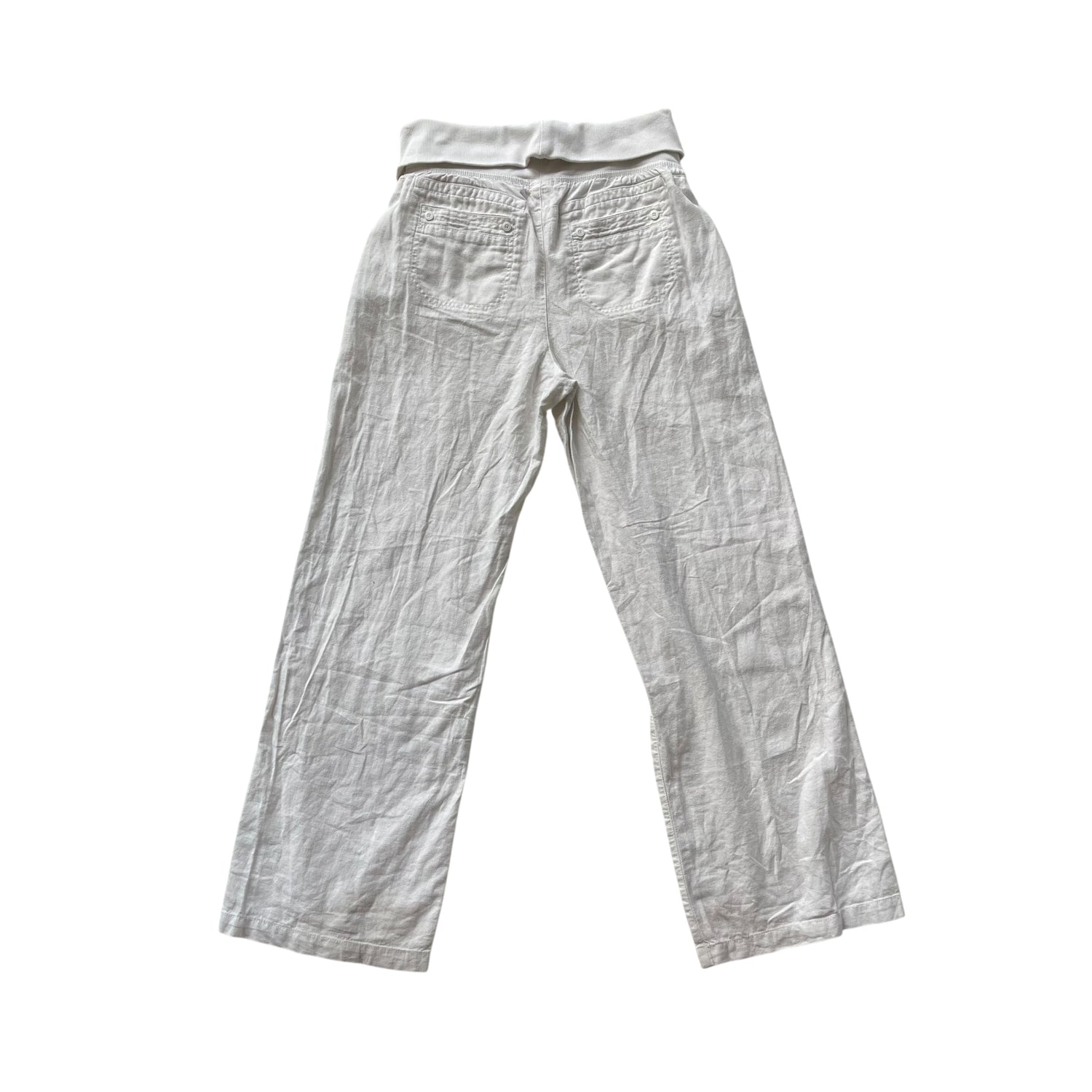 Vintage Y2K Xhilaration White Linen Pants