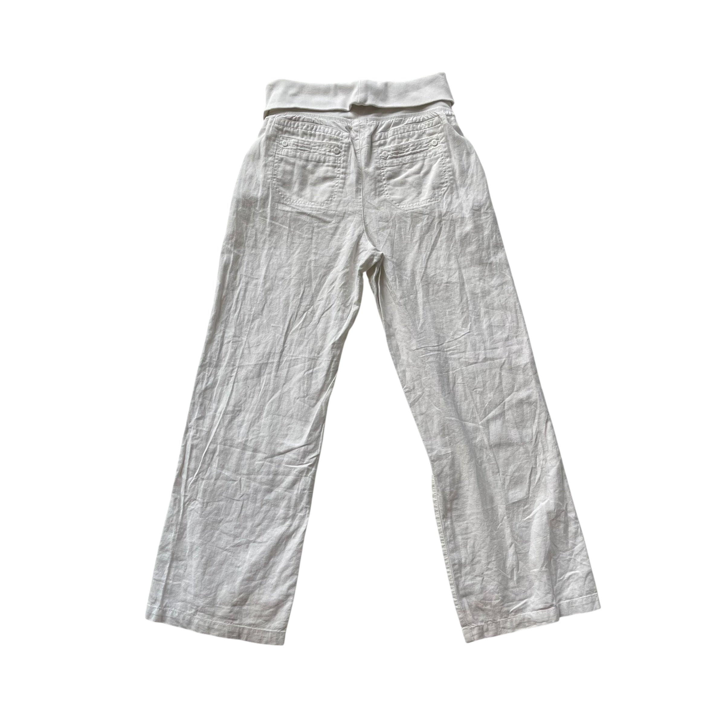 Vintage Y2K Xhilaration White Linen Pants