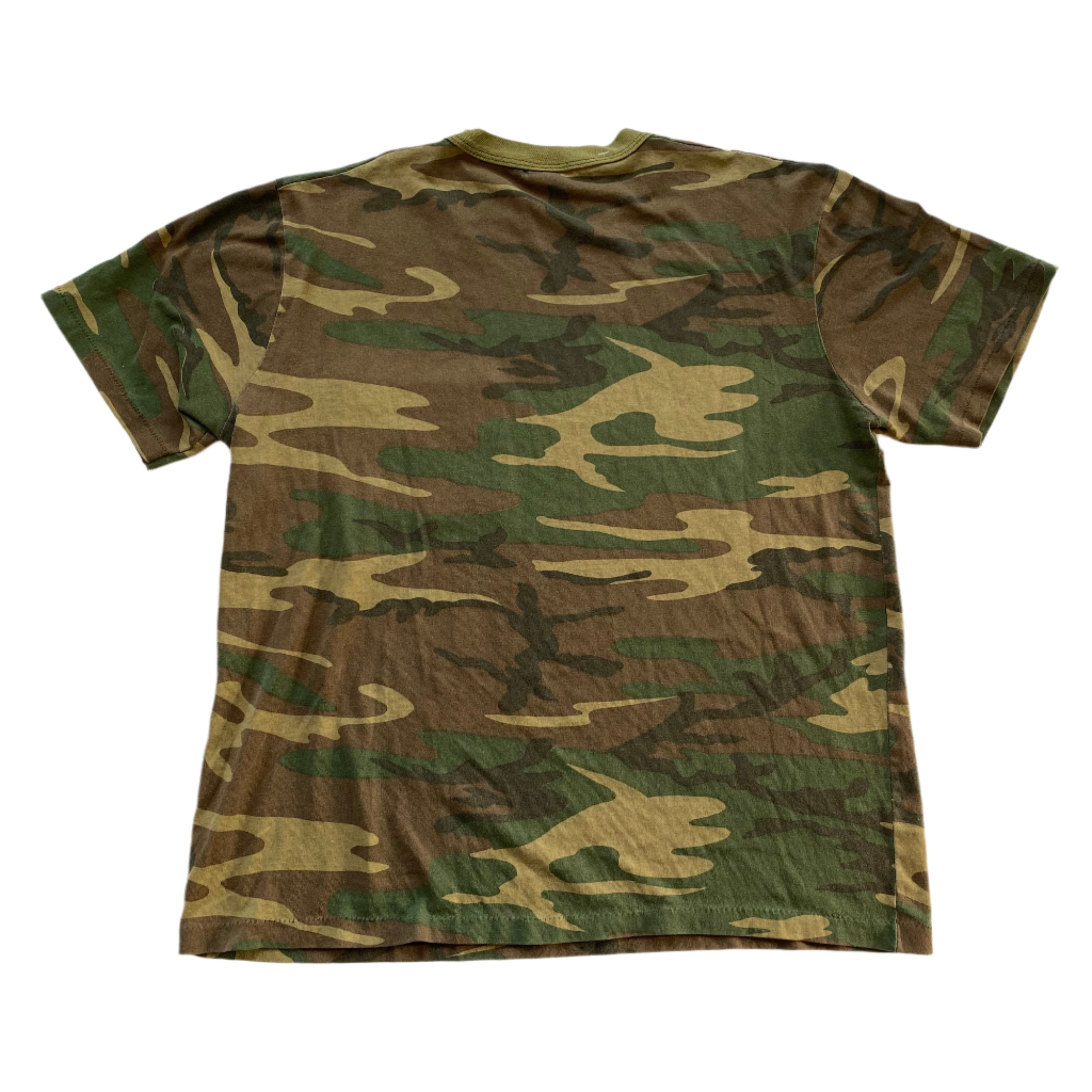 Vintage 80s Army Camo Pocket T-Shirt