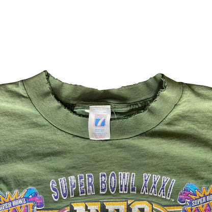 Vintage 1997 Green Bay Packers NFC Champions Graphic T-Shirt