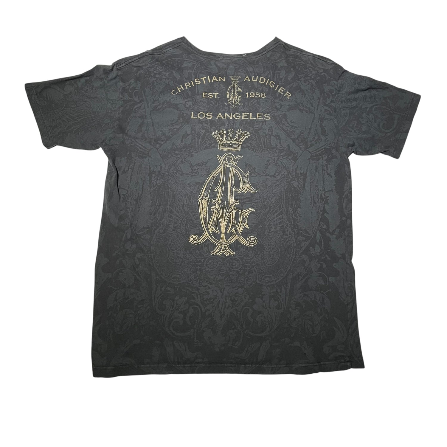 Vintage Y2K Christian Audigier Tattoos T-Shirt