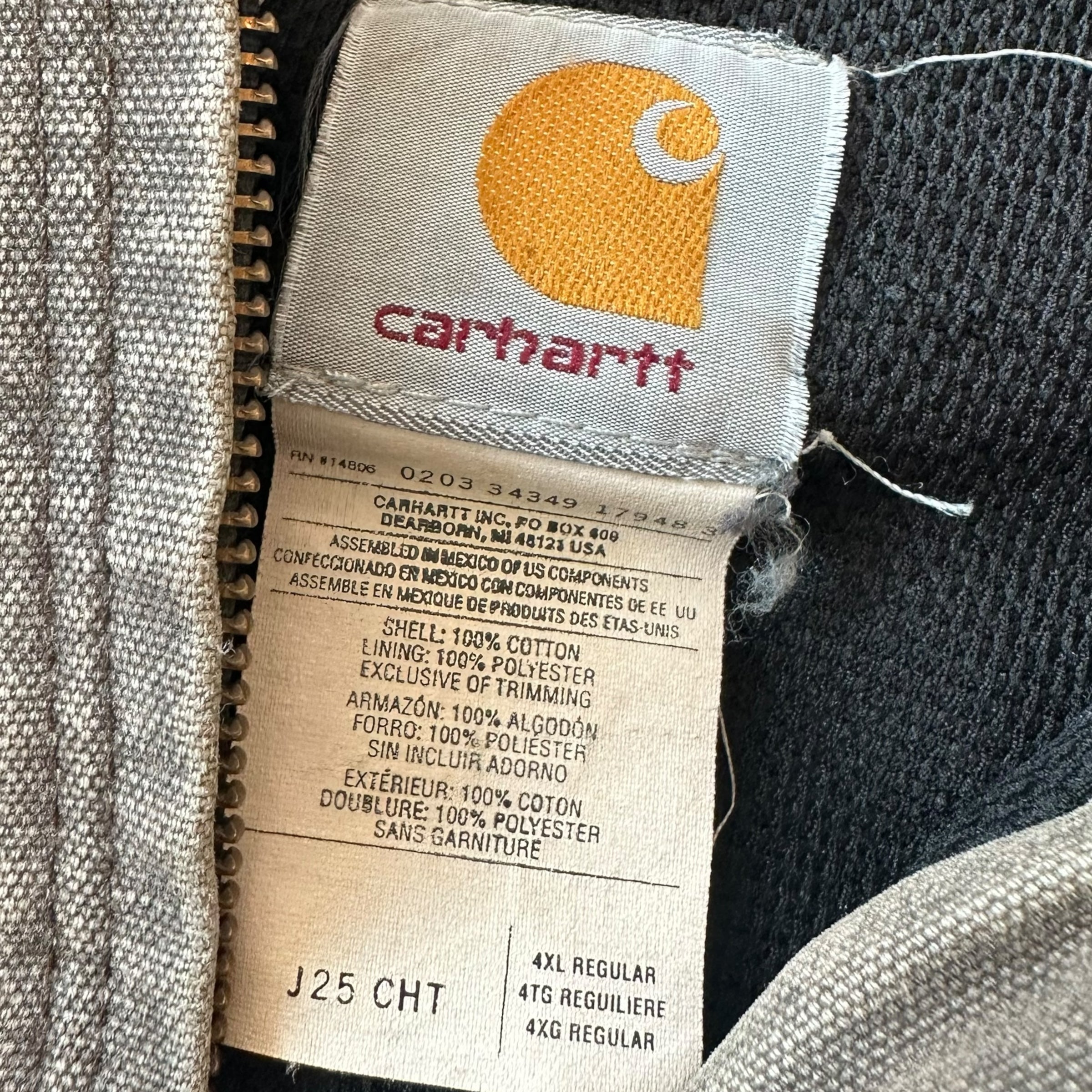 Vintage Carhartt Brown Faded Work Jacket