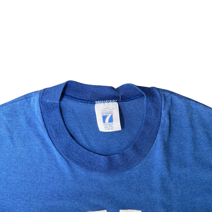 Vintage 90s Detroit Lions Blue Logo T-Shirt