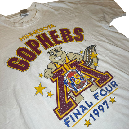 Vintage 1997 University of Minnesota Basketball Final Four T-Shirt