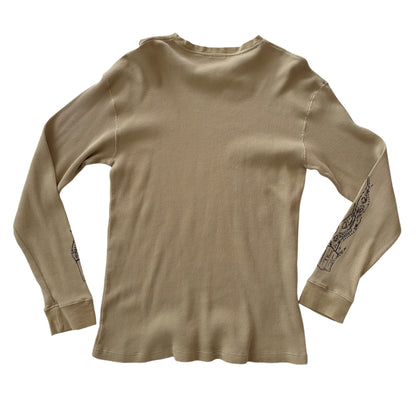 Y2k Orange County Choppers Beige Thermal