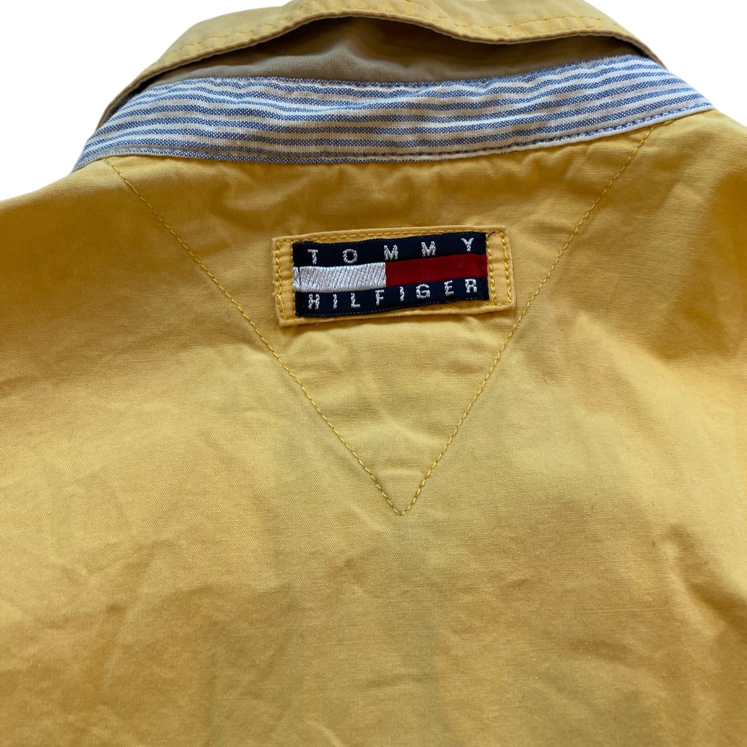 Vintage 90s Tommy Hilfiger Yellow Harrington Jacket