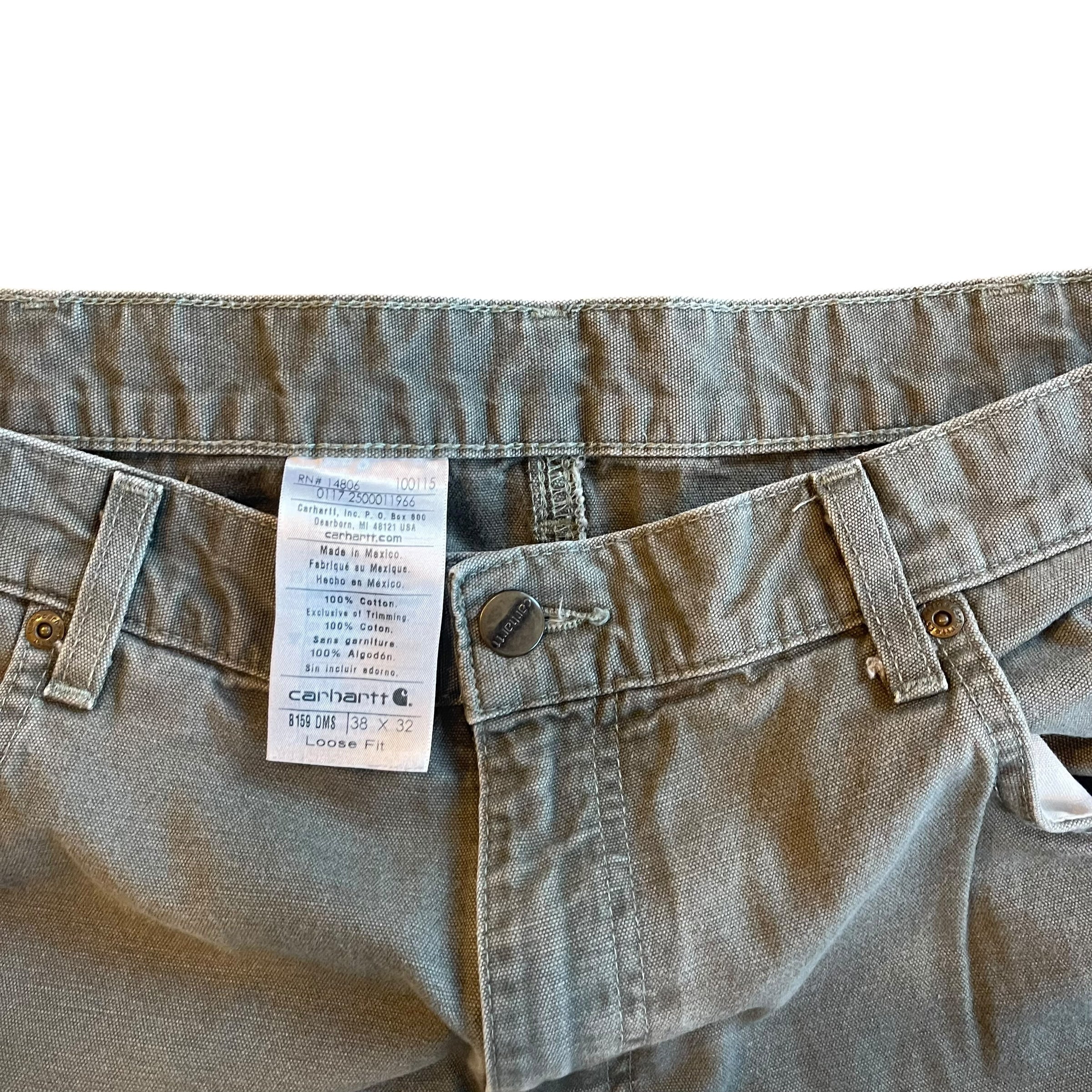 Vintage Carhartt Dark Olive Carpenter Pants