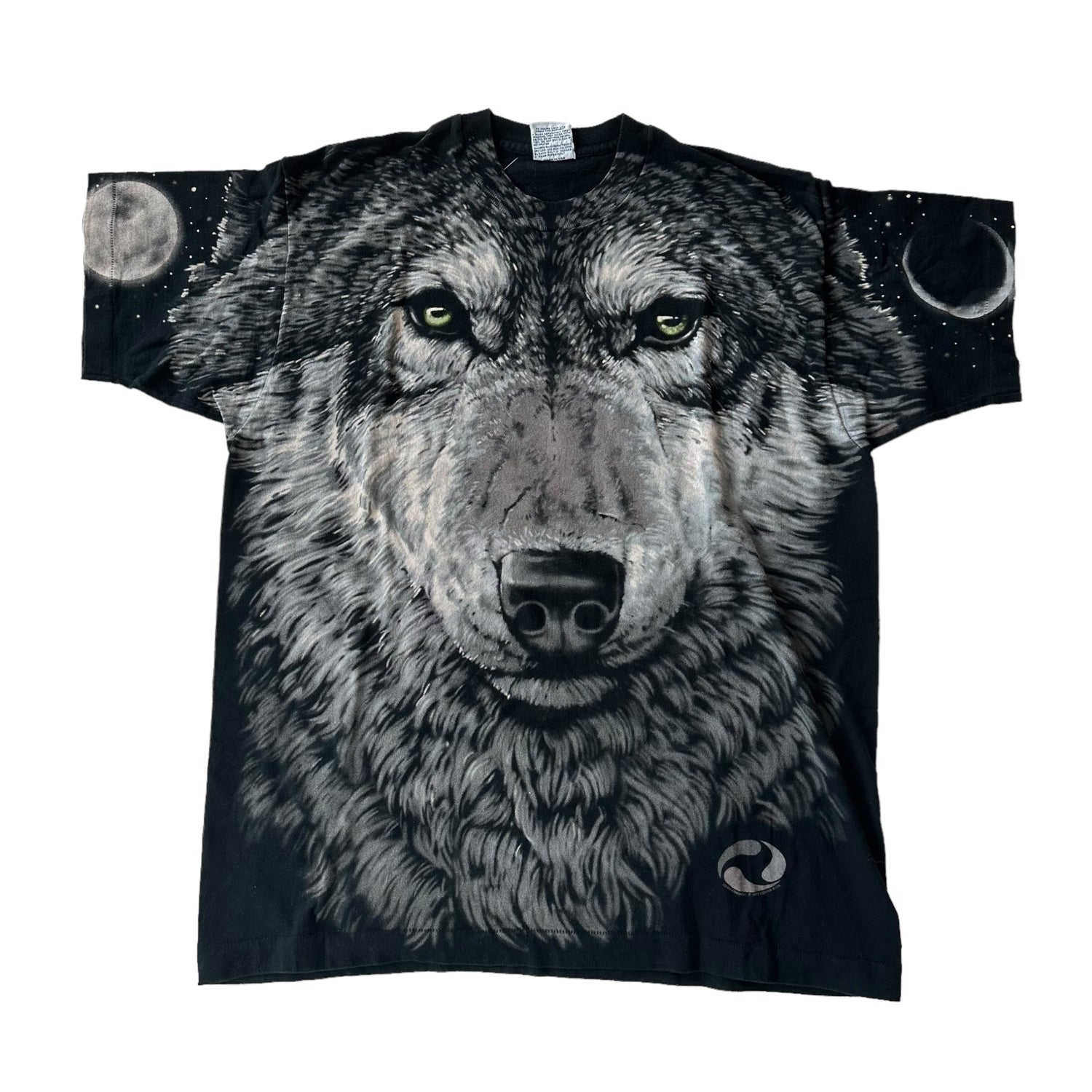 1996 Liquid Blue AOP Wolves Graphic T-Shirt