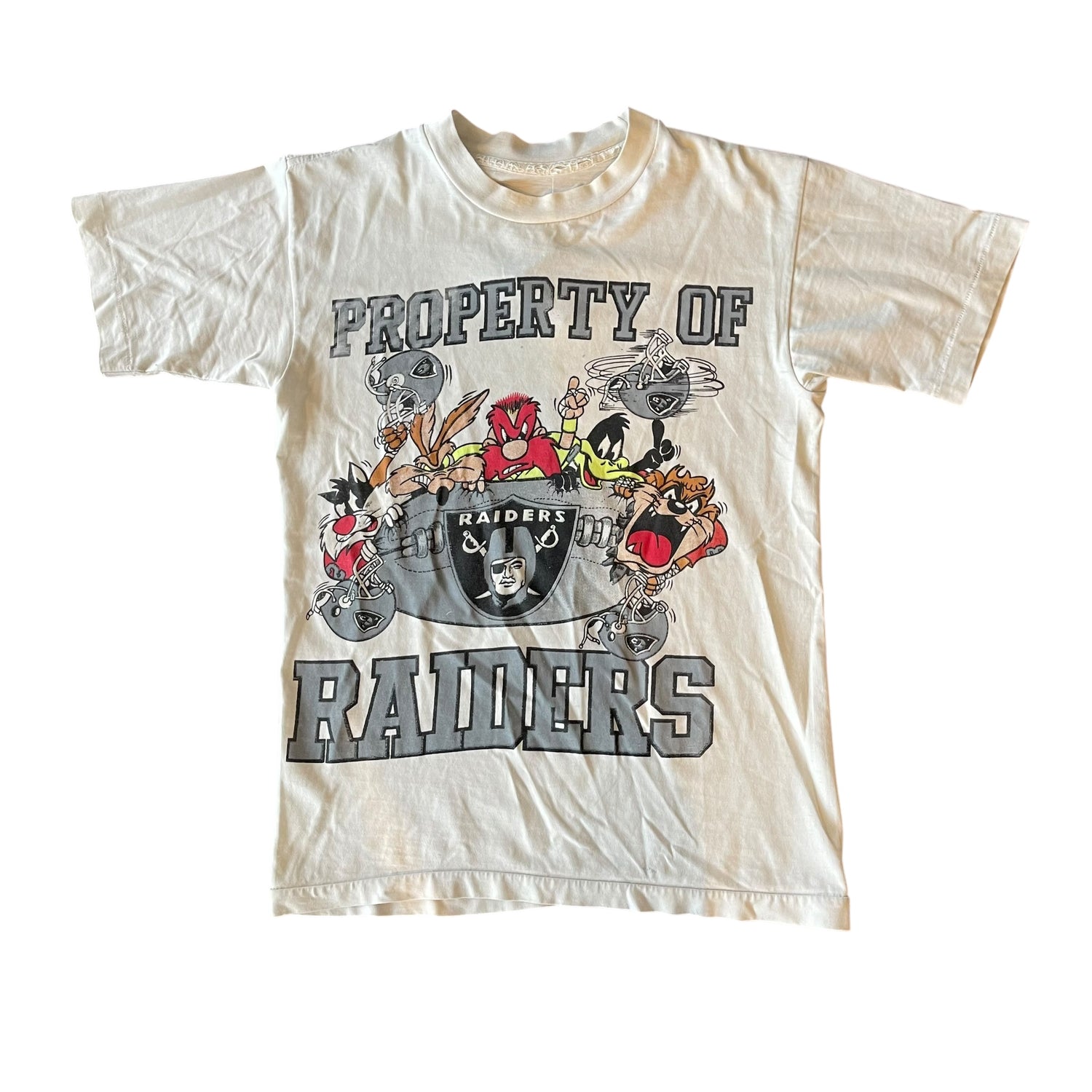 Vintage 90s Oakland Raiders x Looney Tunes Graphic T-Shirt