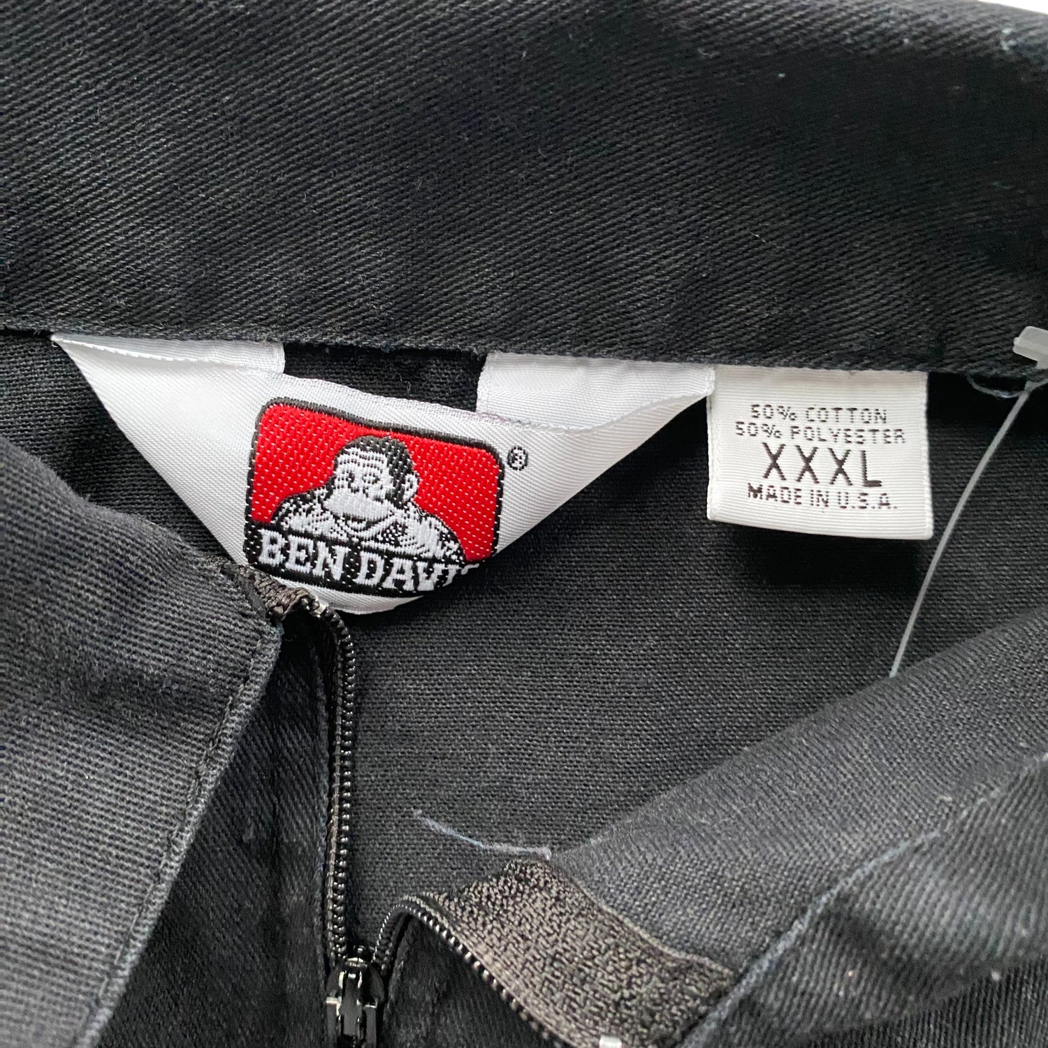 Vintage Ben Davis Quarter Zip Shirt