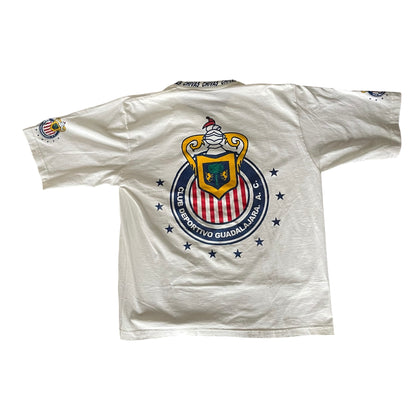 Vintage 90s Chivas de Guadalajara Logo Graphic T-Shirt