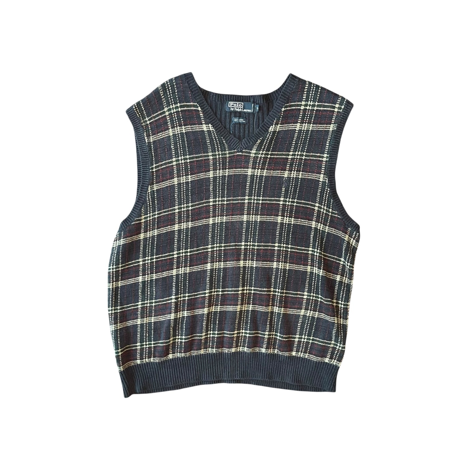 Vintage Y2K Knit Polo Ralph Lauren Sweater Vest