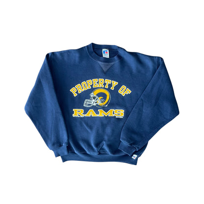 Vintage 1996 St. Louis Rams Russell Athletic Navy Crewneck