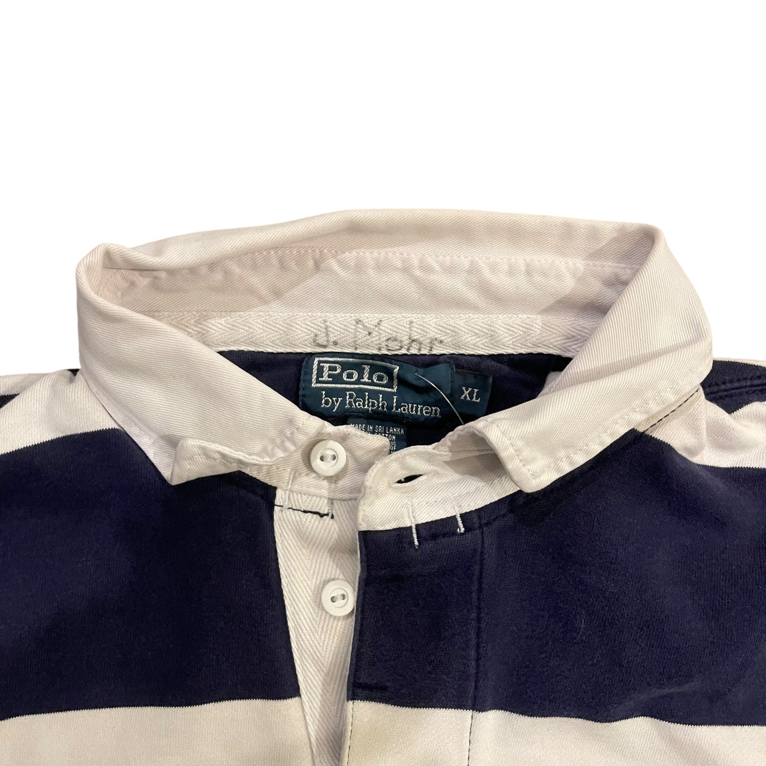 Vintage Polo Ralph Lauren Navy Rugby Shirt