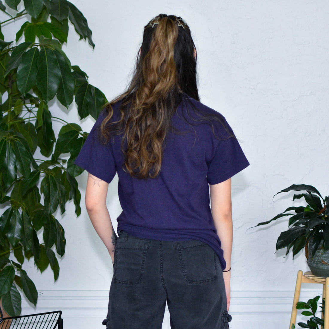 Vintage New Balance Purple Graphic T-Shirt