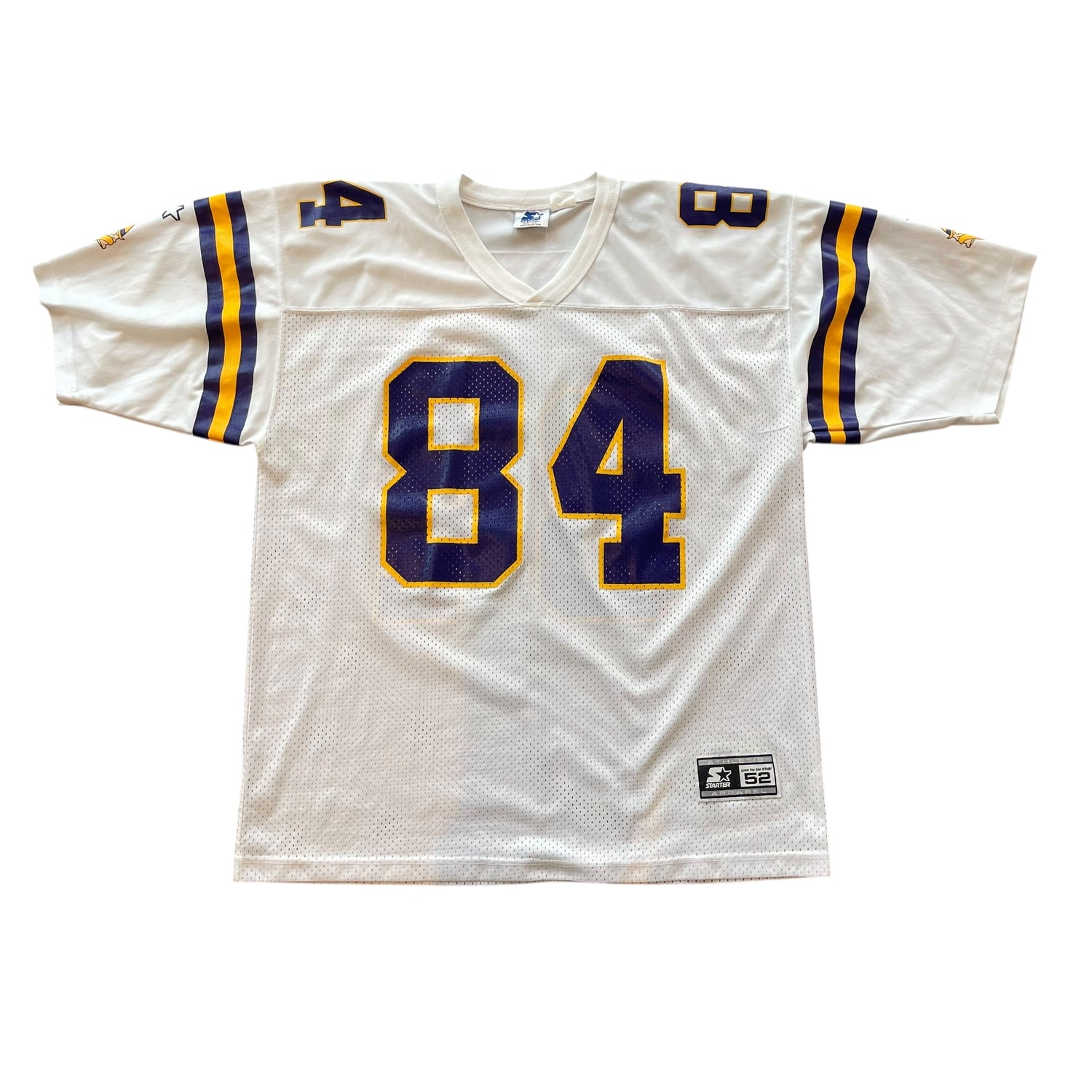 Vintage Randy Moss Minnesota Vikings White Starter Jersey