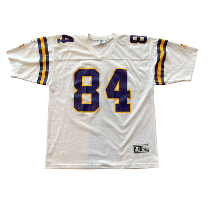 Vintage Randy Moss Minnesota Vikings White Starter Jersey