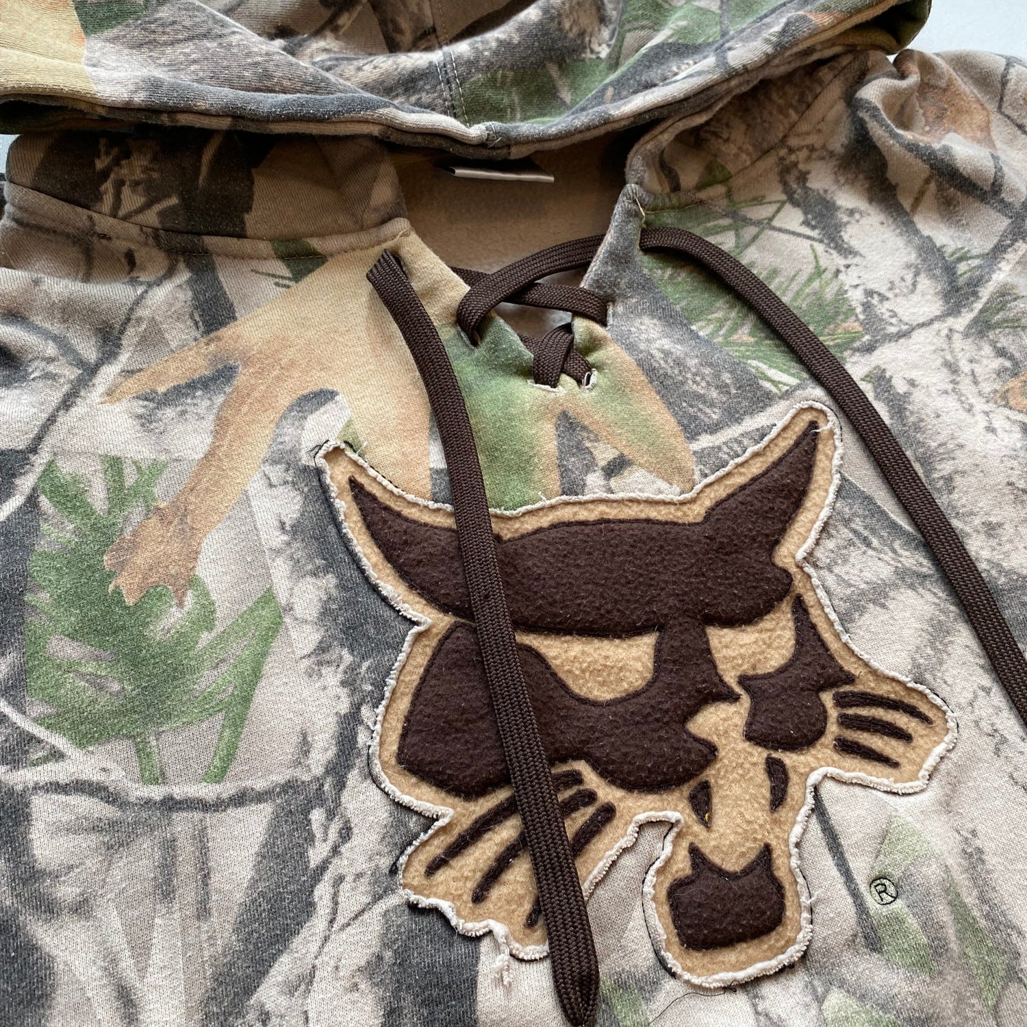 Y2k Fox Camo Hoodie