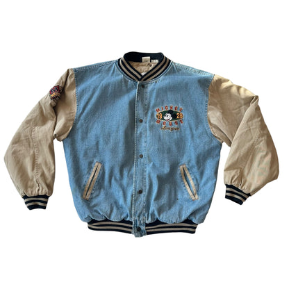 Vintage Mickey Mouse Baseball League Stadium Jacket