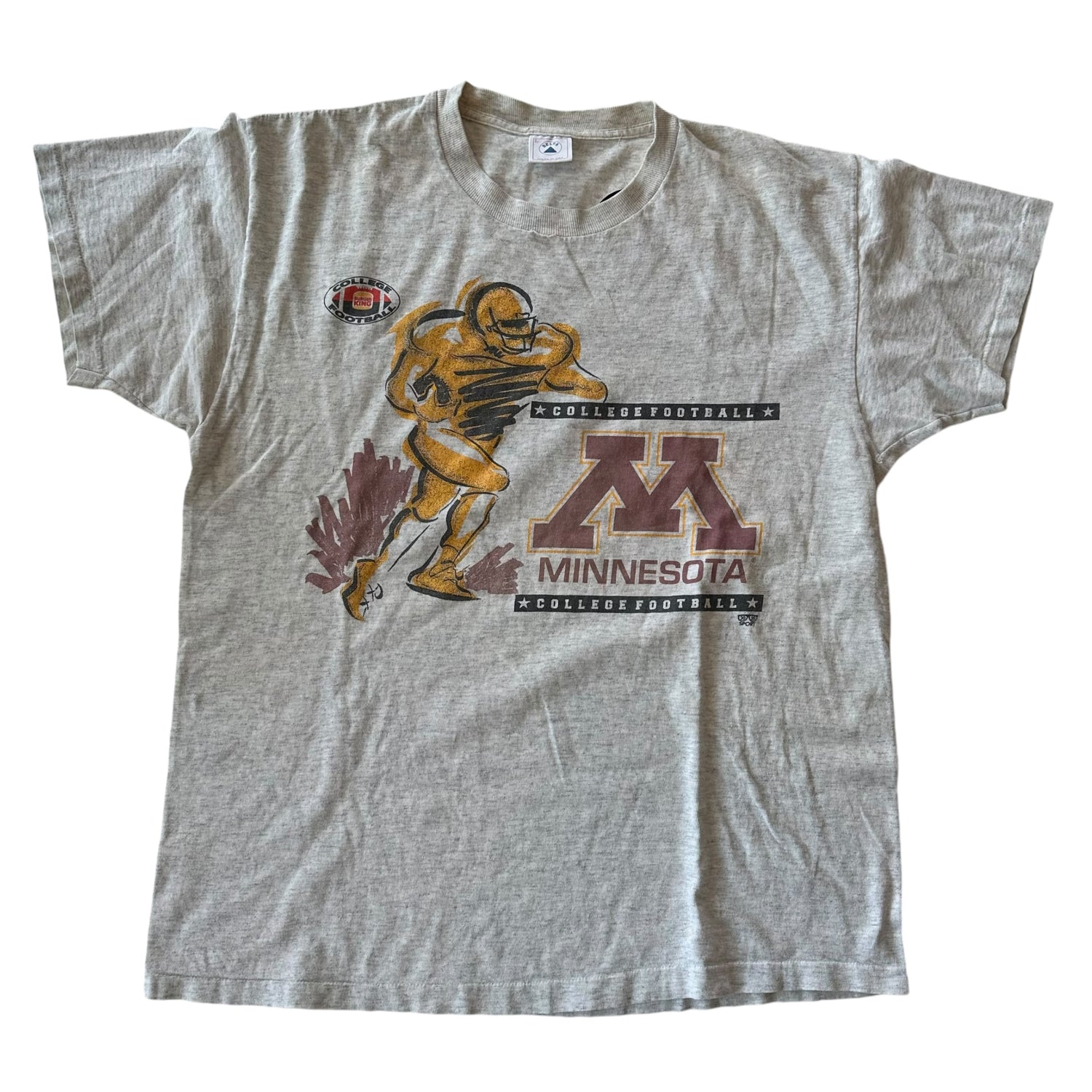 Vintage University of Minnesota Football Graphic T-Shirt