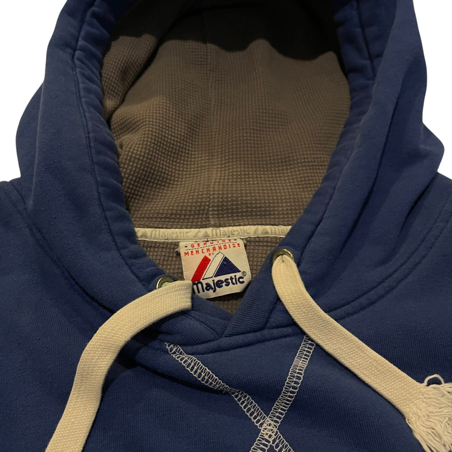 Vintage Chicago Cubs Embroidered Blue Hoodie