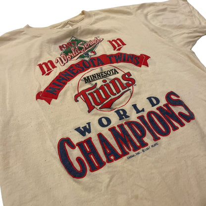 Vintage 1987 Minnesota Twins World Series T-Shirt