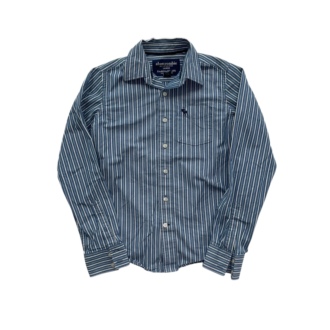 Vintage Abercrombie &amp; Fitch Striped Button-Up Shirt