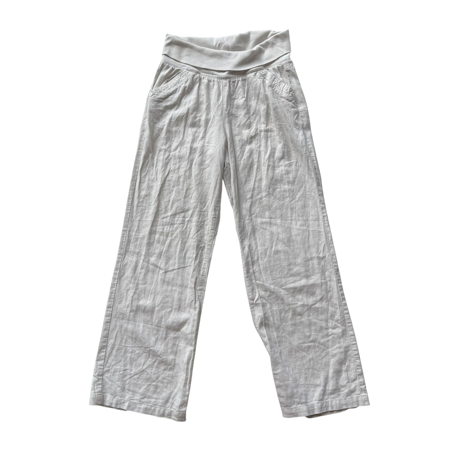 Vintage Y2K Xhilaration White Linen Pants