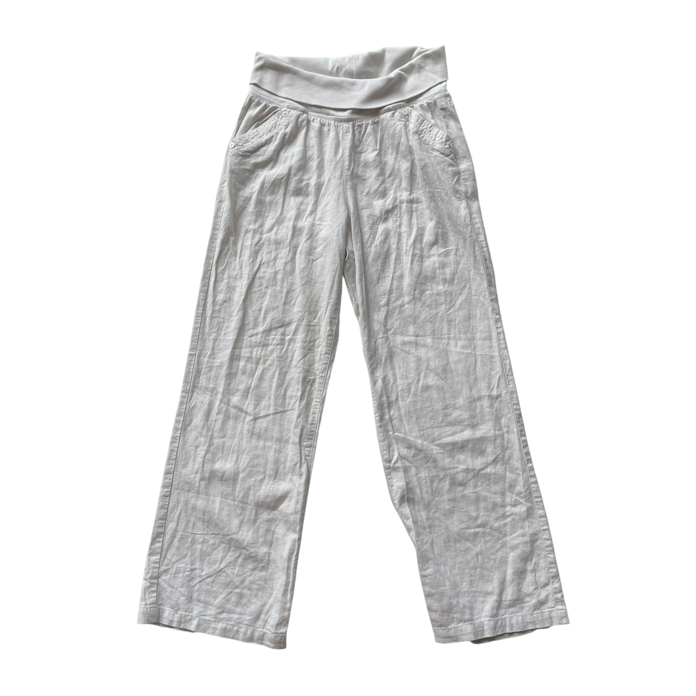Vintage Y2K Xhilaration White Linen Pants