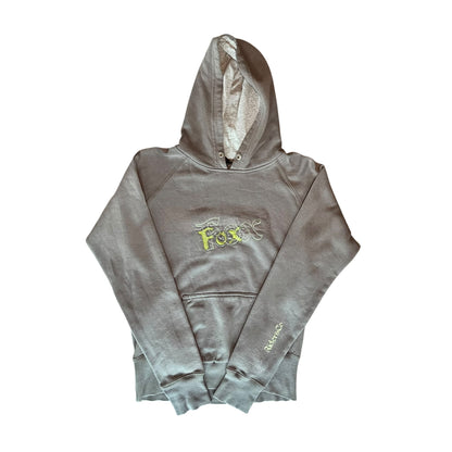 Vintage Y2K Gray Fox Racing Hoodie