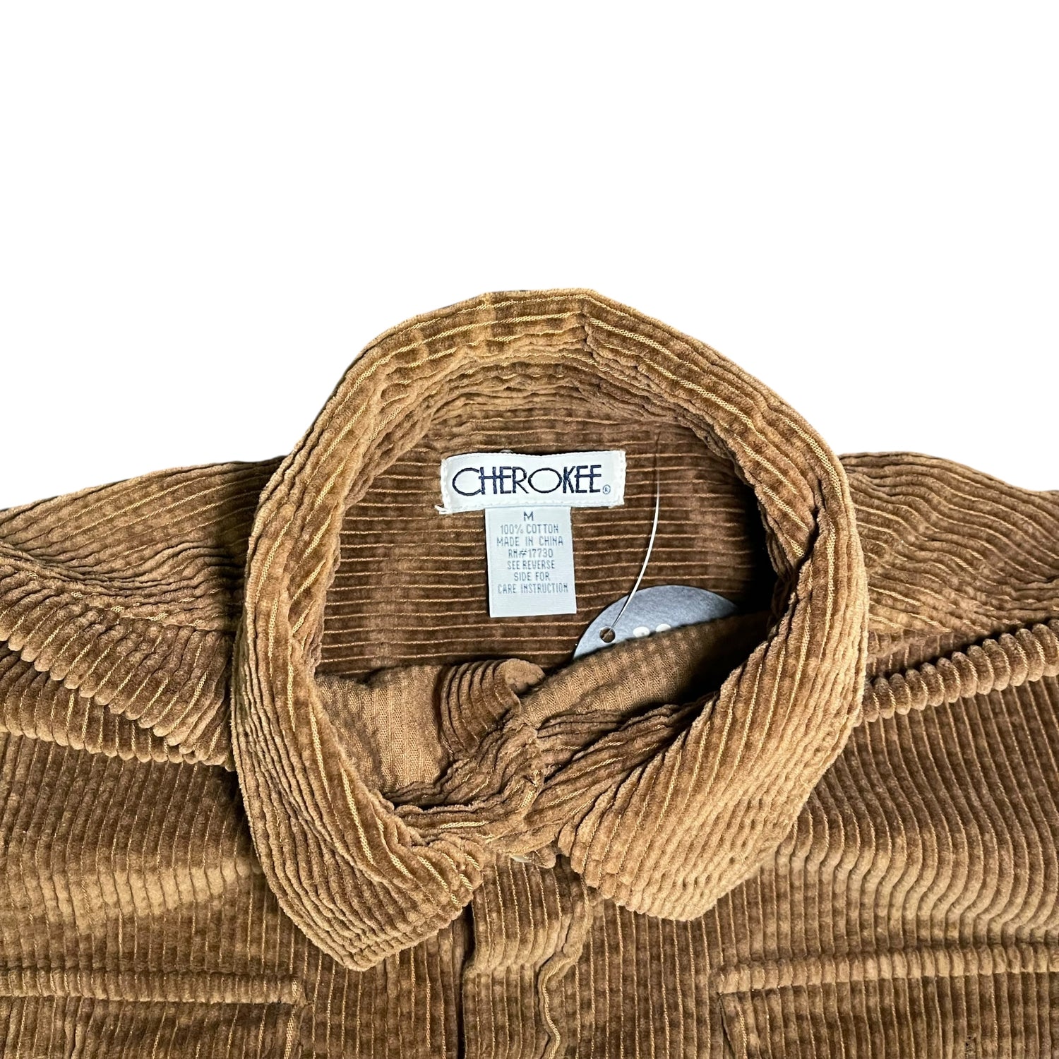 Vintage Cherokee Brown Corduroy Button-Down