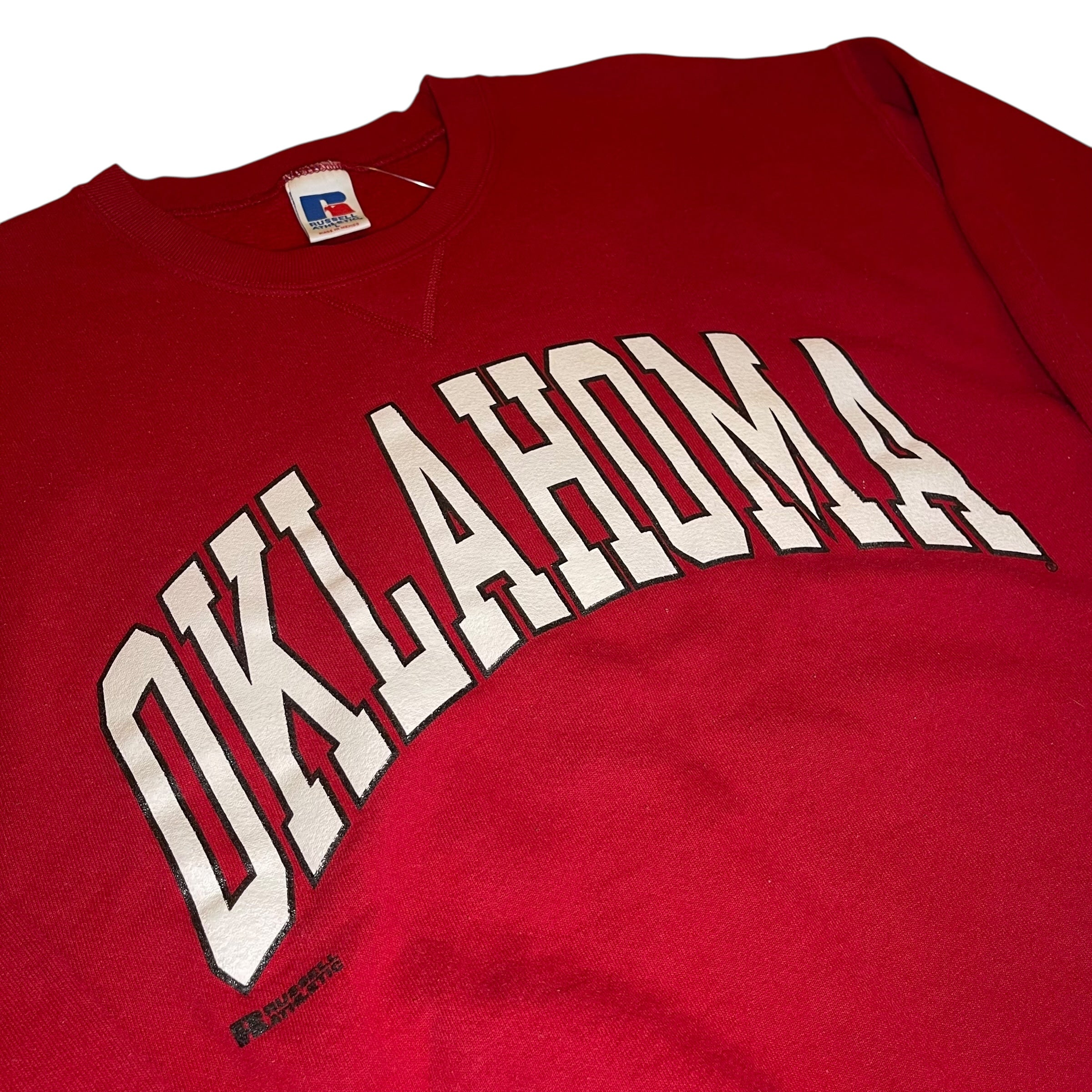 Vintage Russell Athletic Oklahoma Sooners Red Crewneck