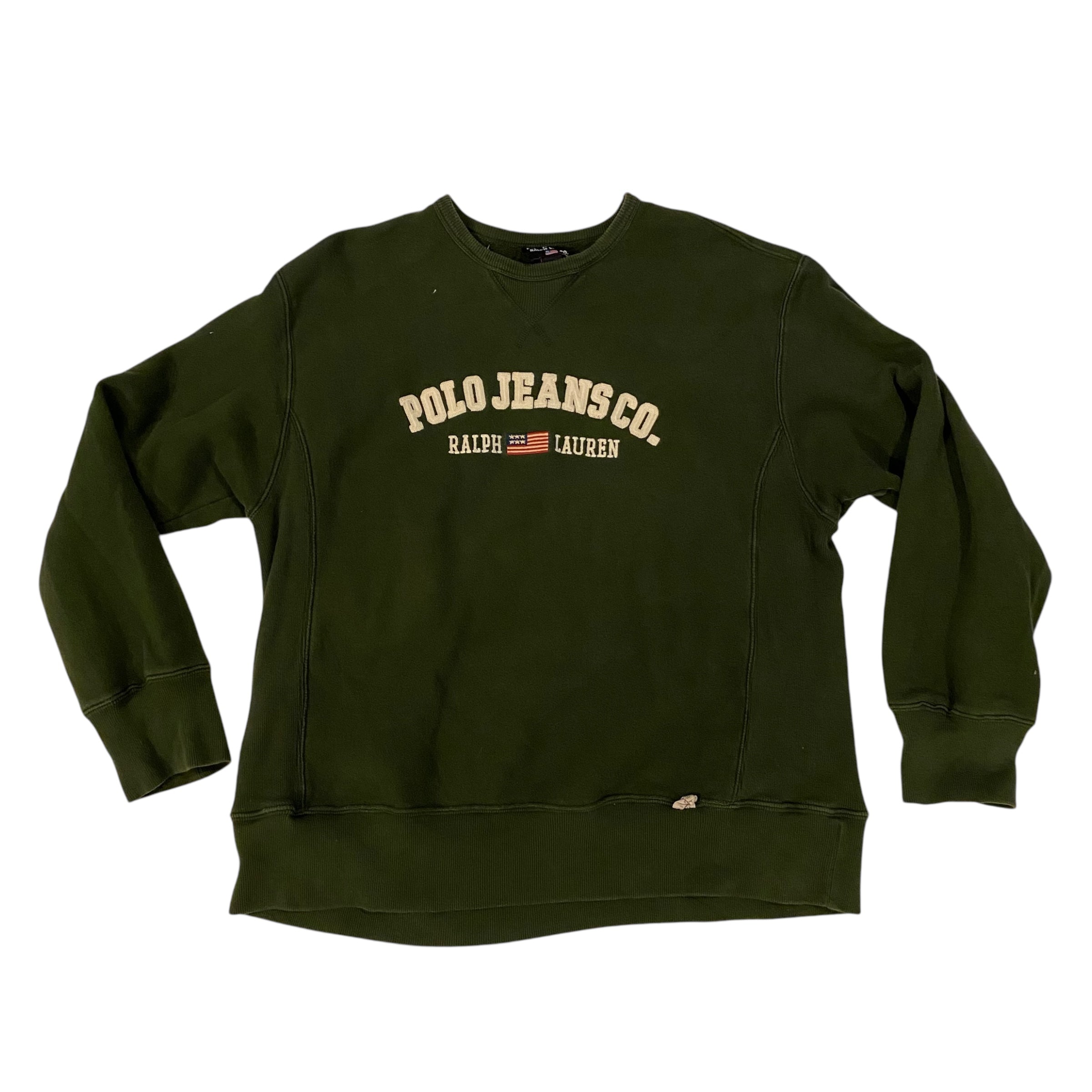 Vintage Polo Jeans Co. Logo Crewneck