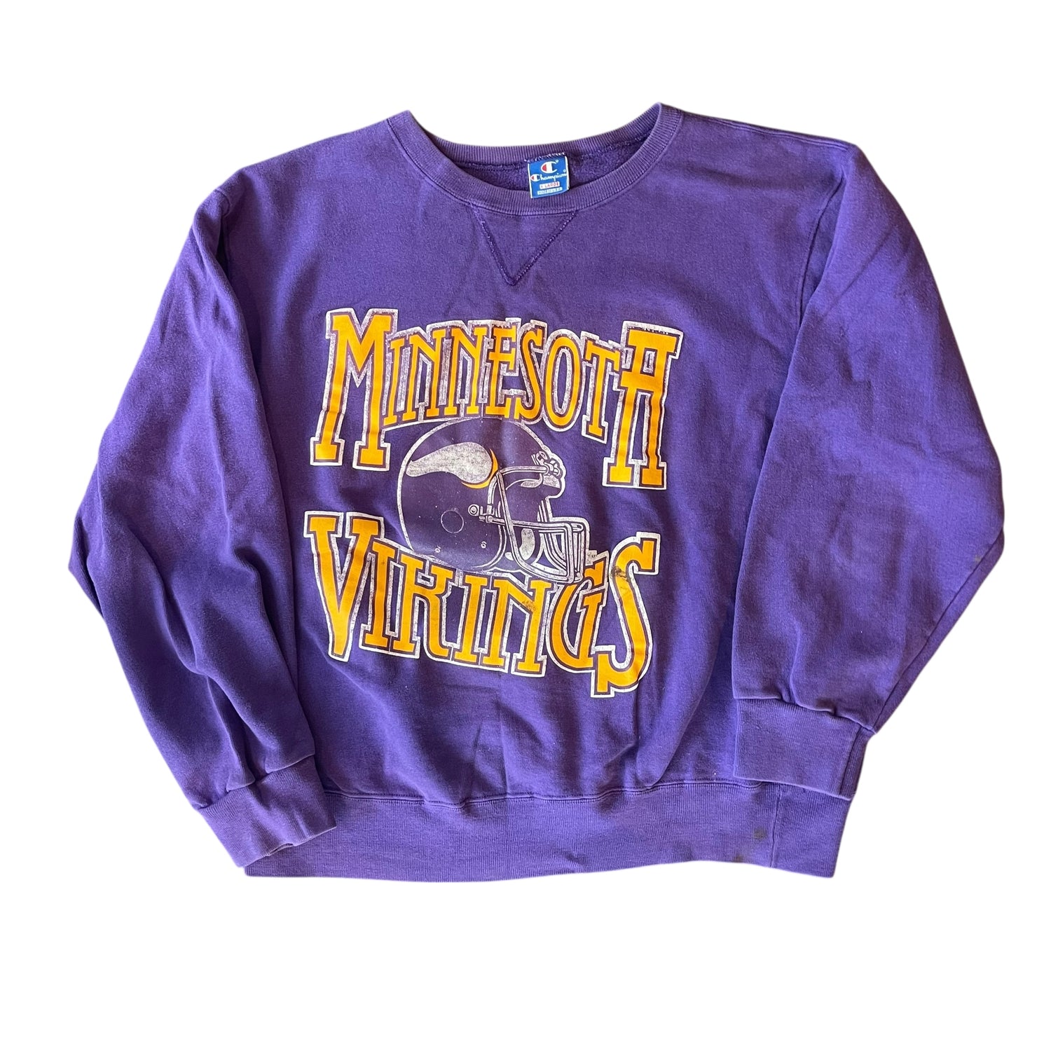 Vintage 80s Champion Minnesota Vikings Purple Sweatshirt