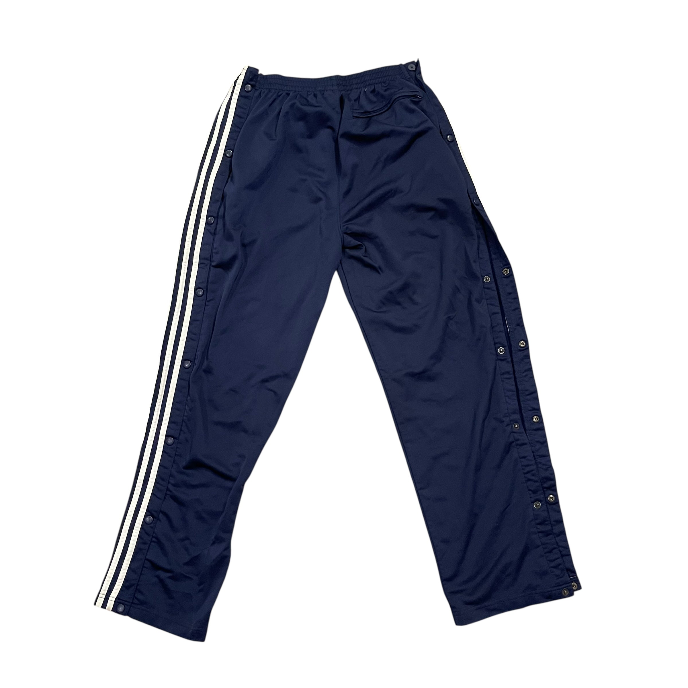 Vintage Y2K Adidas Navy Tear Away Track Pants