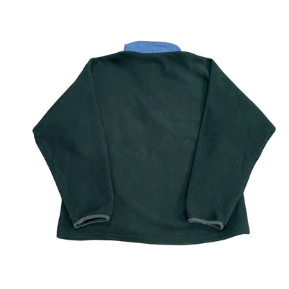 Vintage Long-Sleeve Columbia Dark Green Fleece