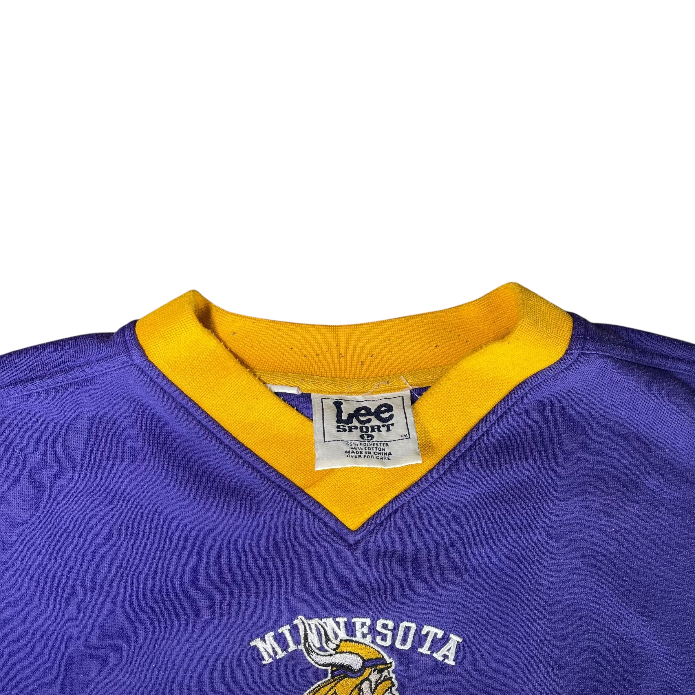 Vintage Minnesota Vikings Lee Sport Purple Sweatshirt
