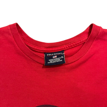 Vintage Polo Sport Red Logo T-Shirt
