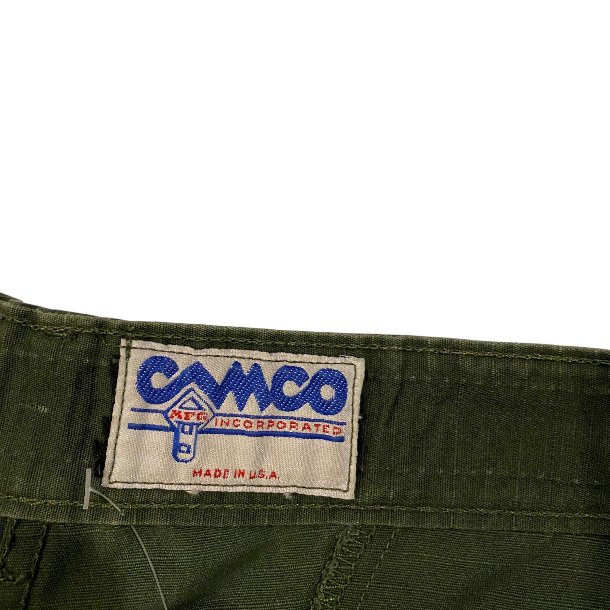 Vintage Camco Double Knee Green Cargo Pants