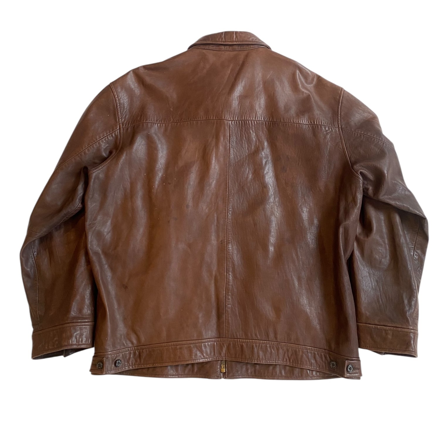 Vintage Polo by Ralph Lauren Brown Leather Jacket