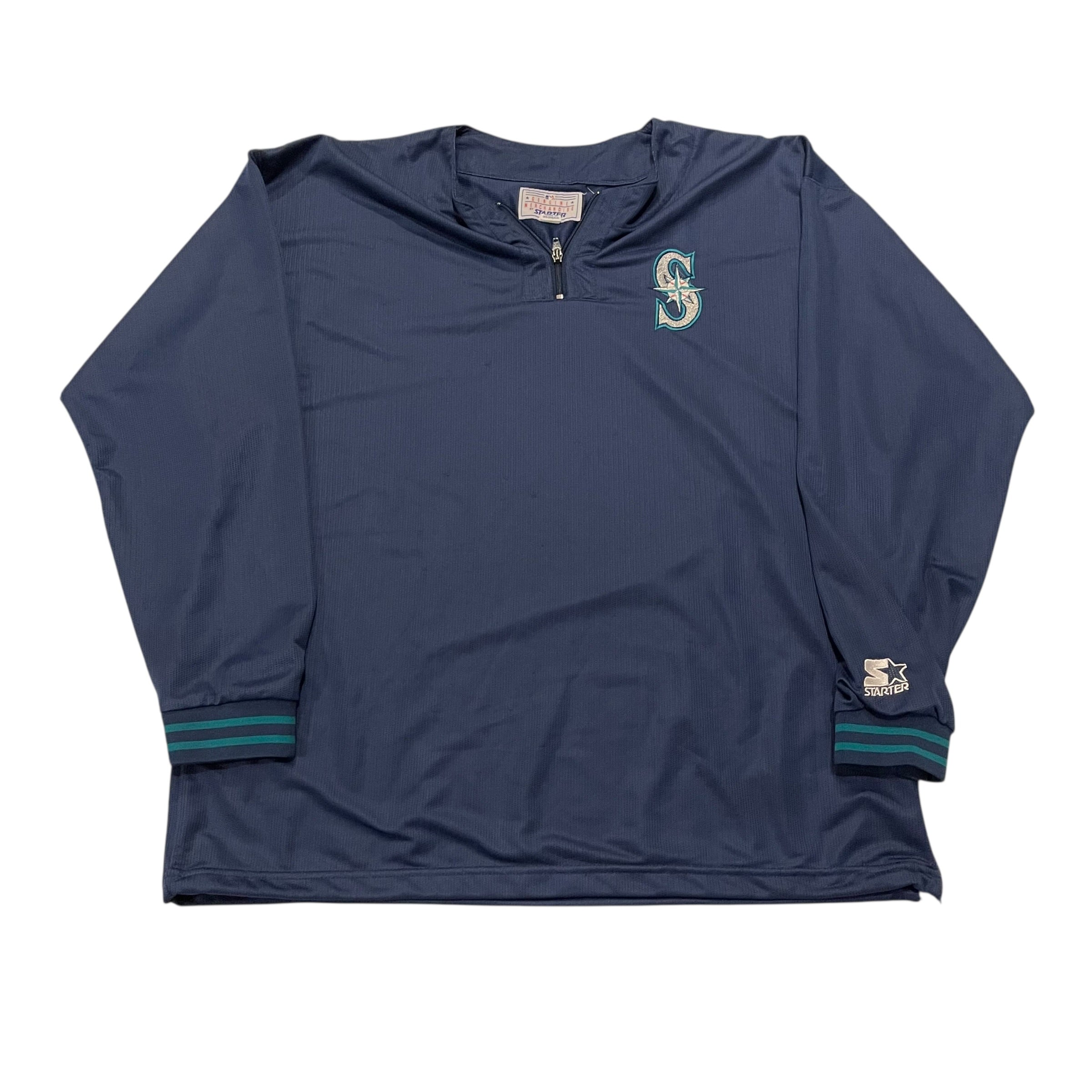Vintage Seattle Mariners Quarter-Zip Windbreaker