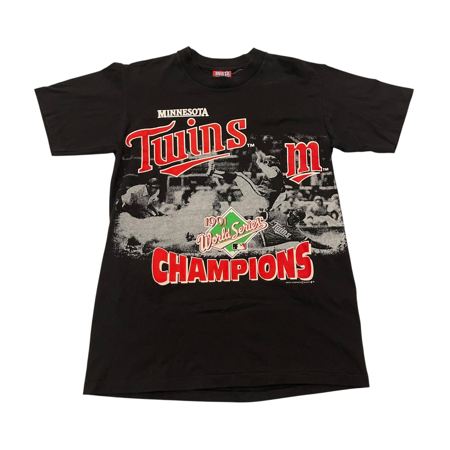 Vintage Minnesota Twins 1991 World Series Champions T-Shirt