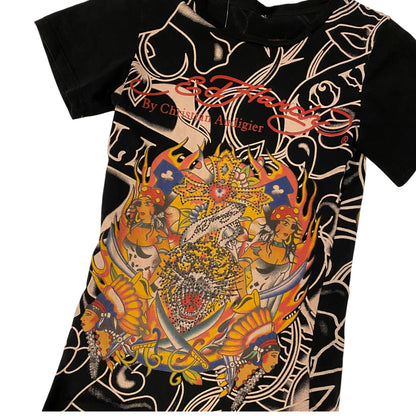 Y2k Ed Hardy Femme Top