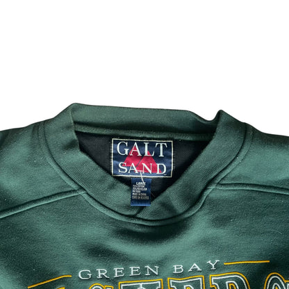Vintage 1996 Green Bay Packers Green Logo Crewneck