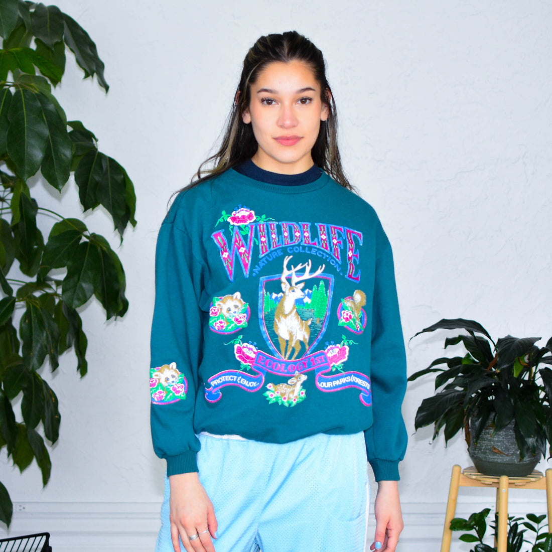 Vintage Wildlife Nature Collection Graphic Crewneck