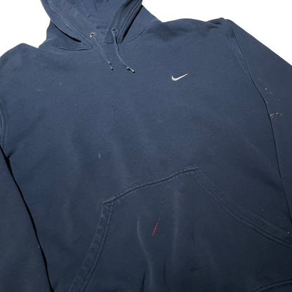 Y2K Distressed Nike Navy Hoodie