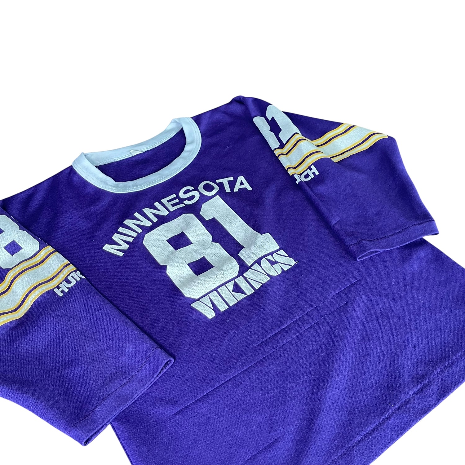 Vintage 90s Femme Cris Carter Minnesota Vikings Quarter Sleeve Jersey
