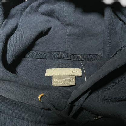 Y2K Distressed Nike Navy Hoodie